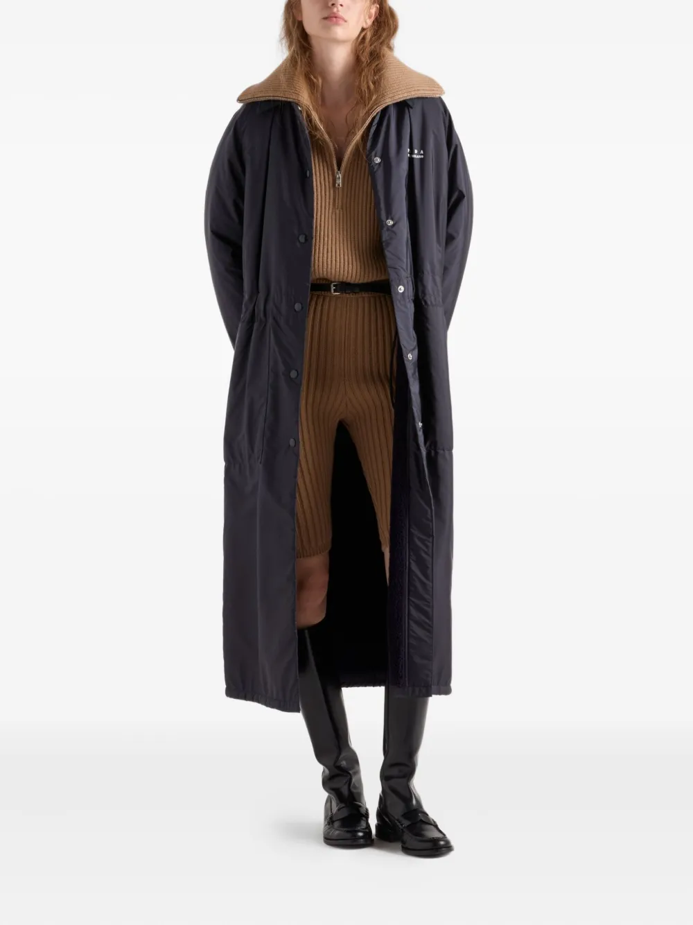 Prada Cashmere Sweater In Brown