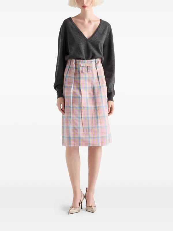 Prada カシミア Vネックセーター | グレー | FARFETCH JP