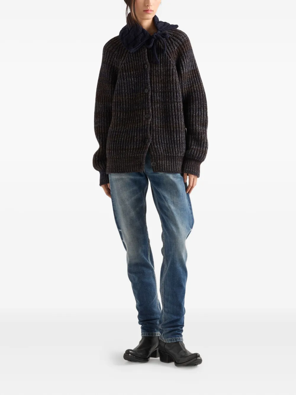 Prada crew-neck cardigan | Cardigans | Image 2