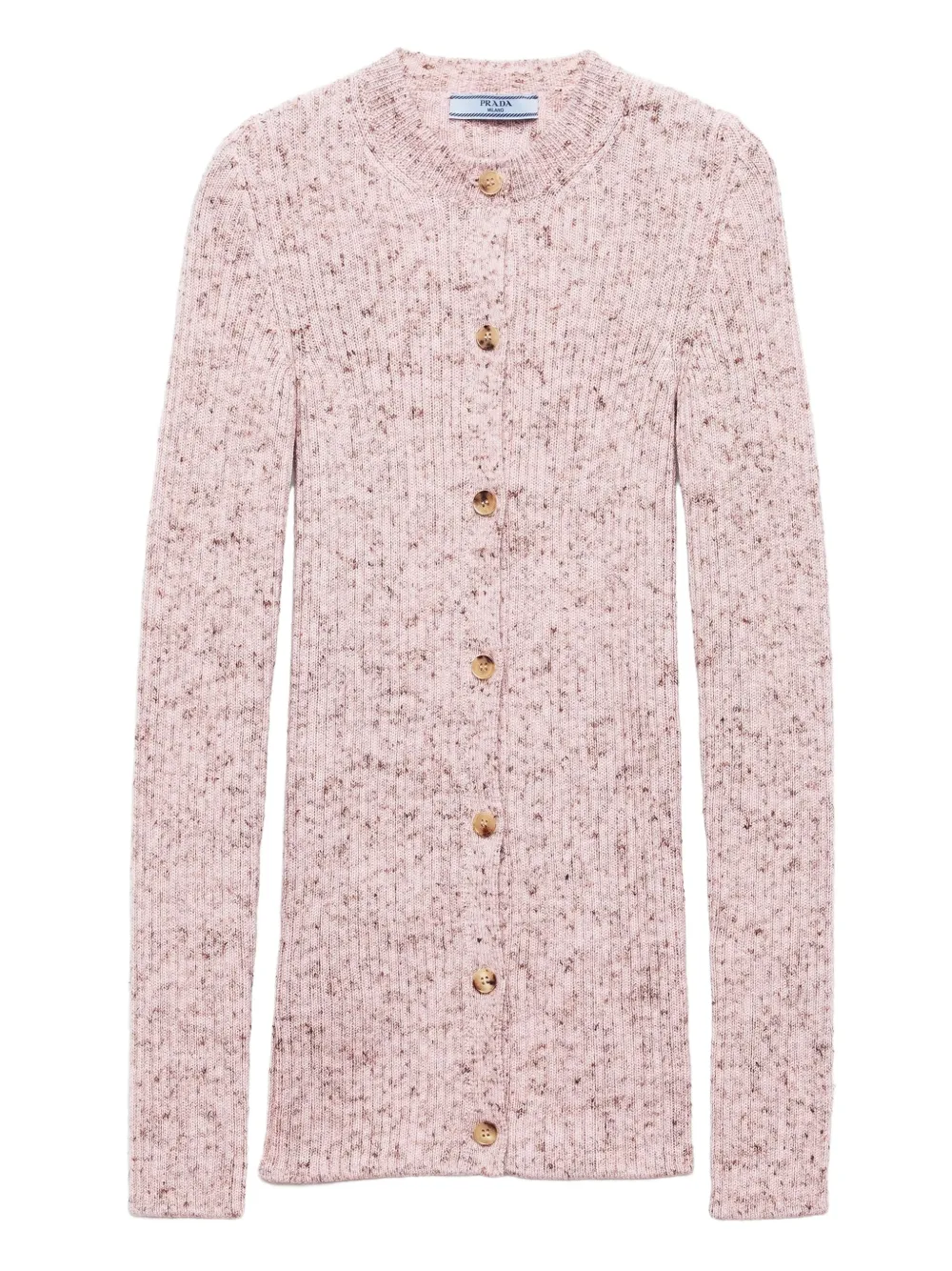 Prada cárdigan de canalé | rosa | Image 1