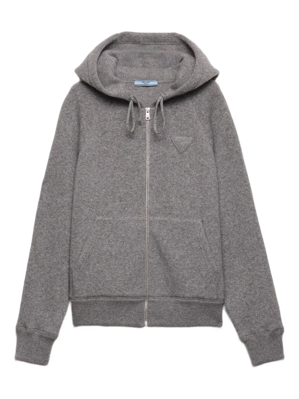 Prada hooded logo top | Grey | Image 1