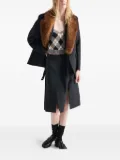 Prada argyle-pattern ribbed top - Grey