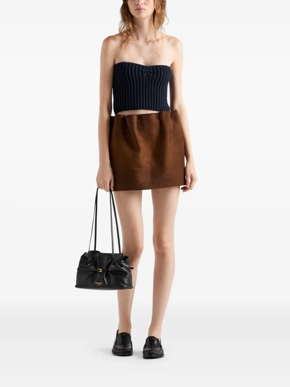 Prada ribbed bandeau top | Vests & Tank Tops | Image 2