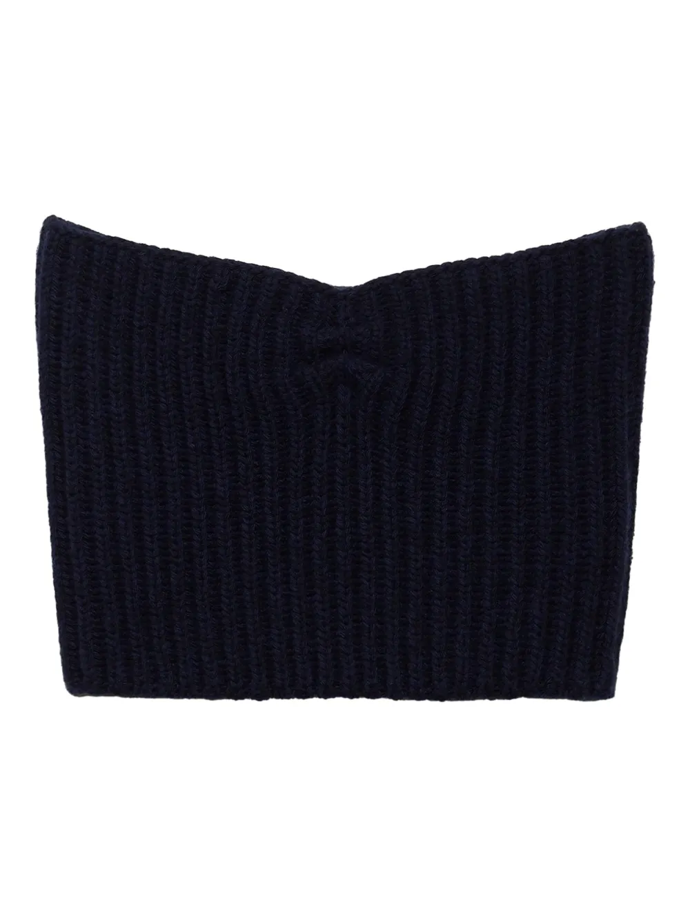 Prada ribbed bandeau top | Black | Image 1