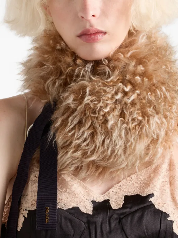 Prada レースディテール ドレス | ブラック | FARFETCH JP