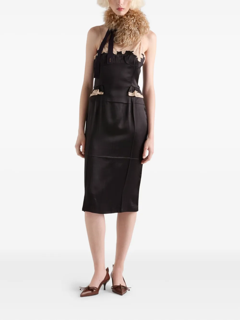 Prada Silk and lace dress | Evening Dresses | Image 2