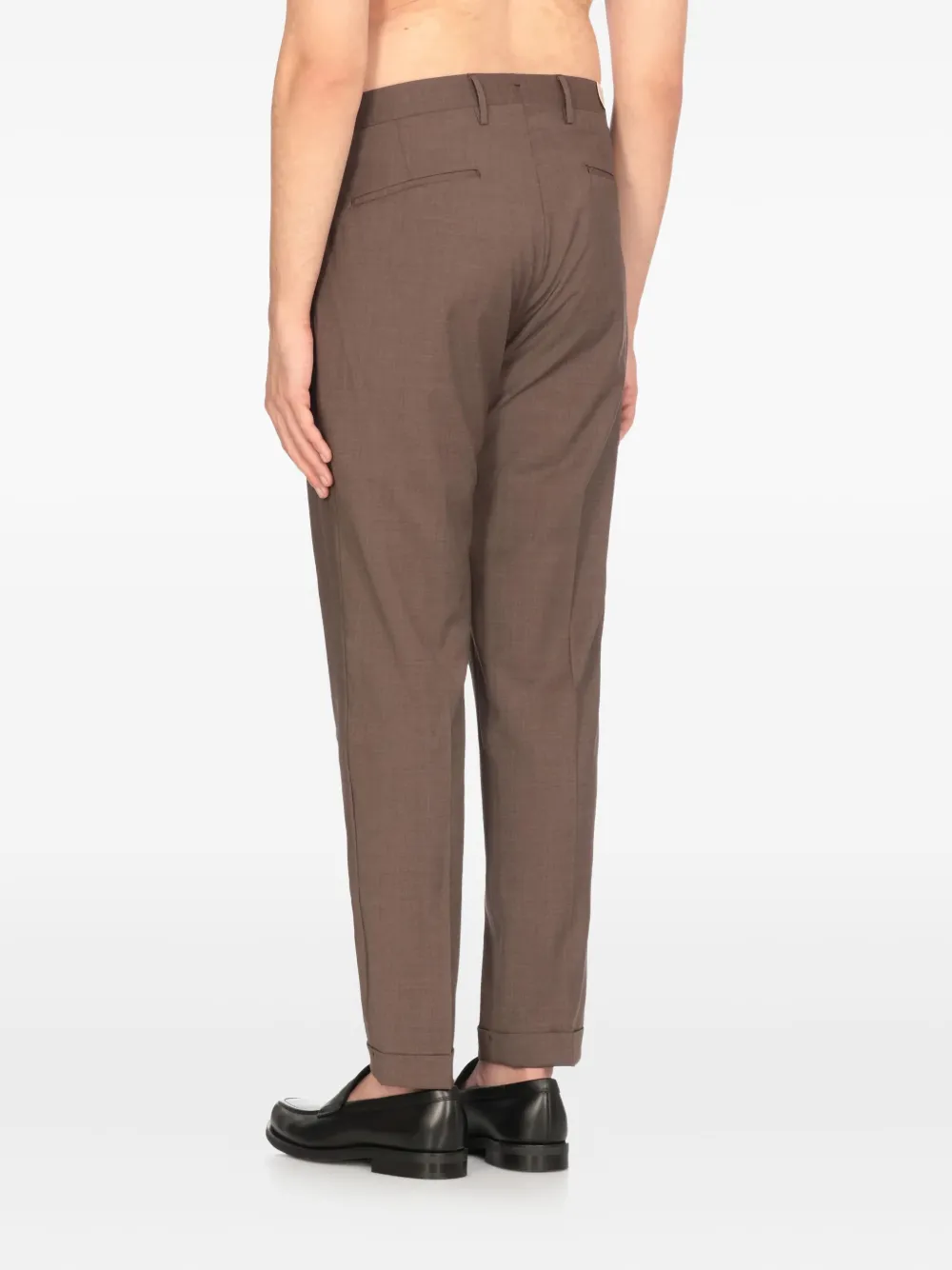 Briglia 1949 Tiberios geplooide broek Bruin