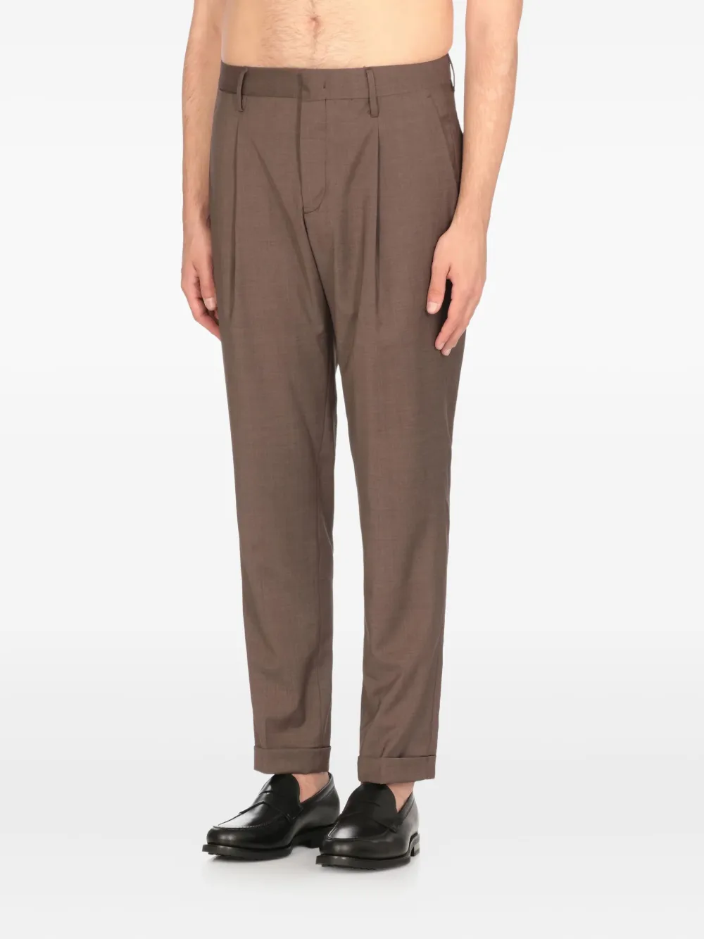 Briglia 1949 Tiberios pleated trousers - Bruin