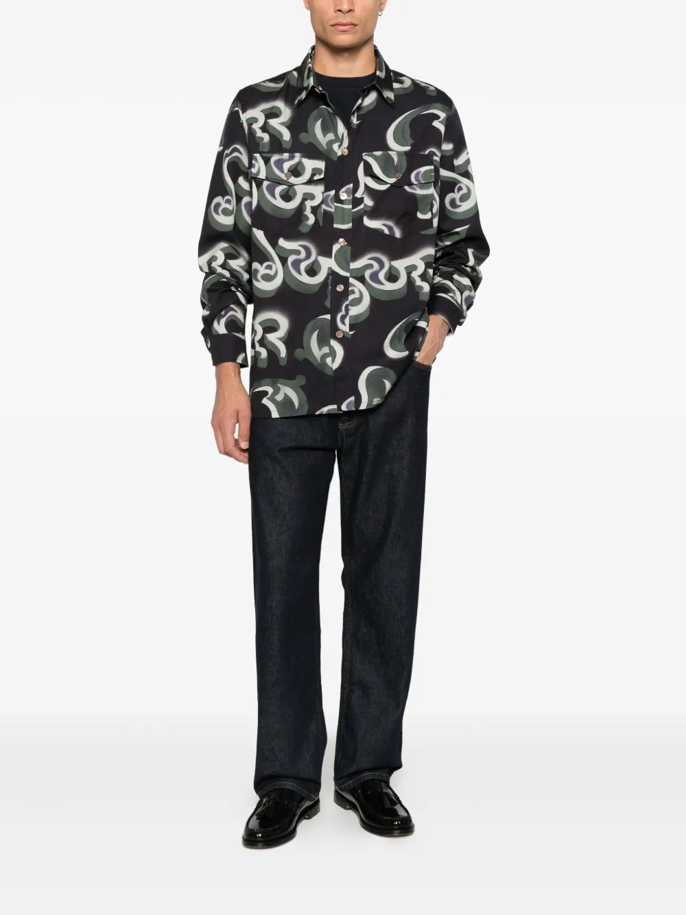 PS Paul Smith abstract-print long-sleeved shirt | Image 2