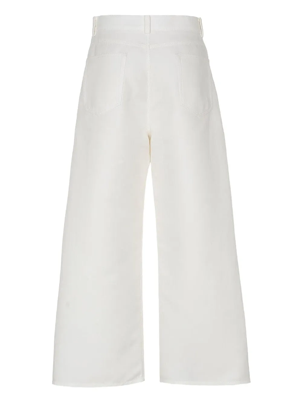 Mantu high-waisted trousers - Wit