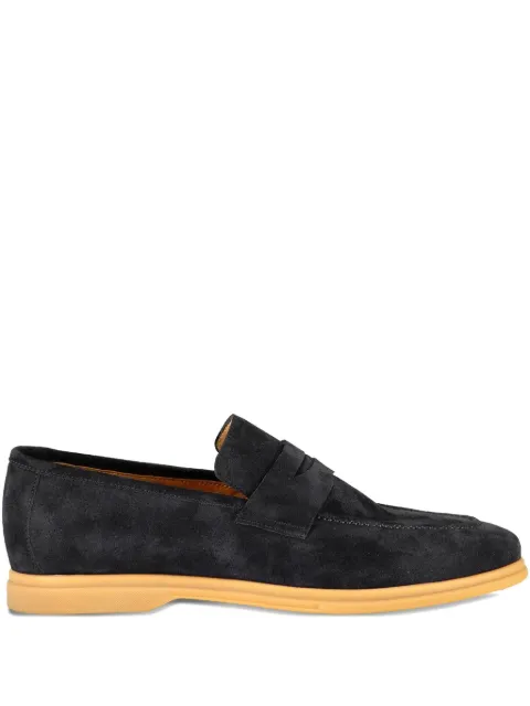 Eleventy penny suede loafers