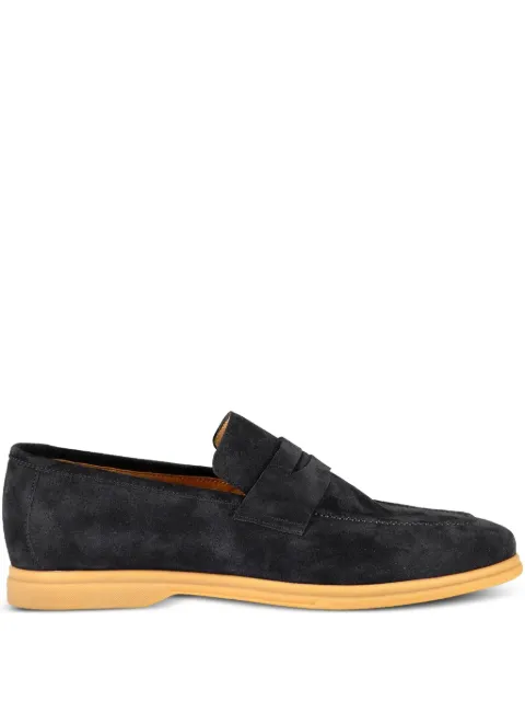 Eleventy penny suede loafers