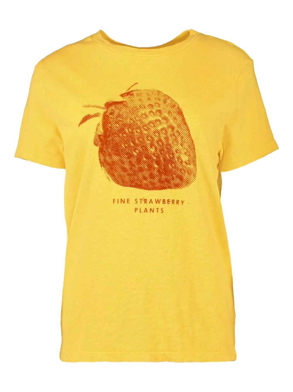 MOTHER The Sinful strawberry-print T-shirt - Giallo