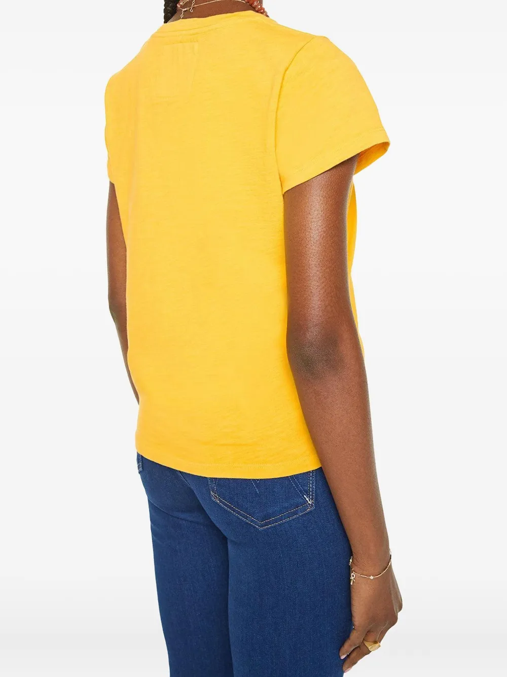 MOTHER The Sinful strawberry-print T-shirt Geel