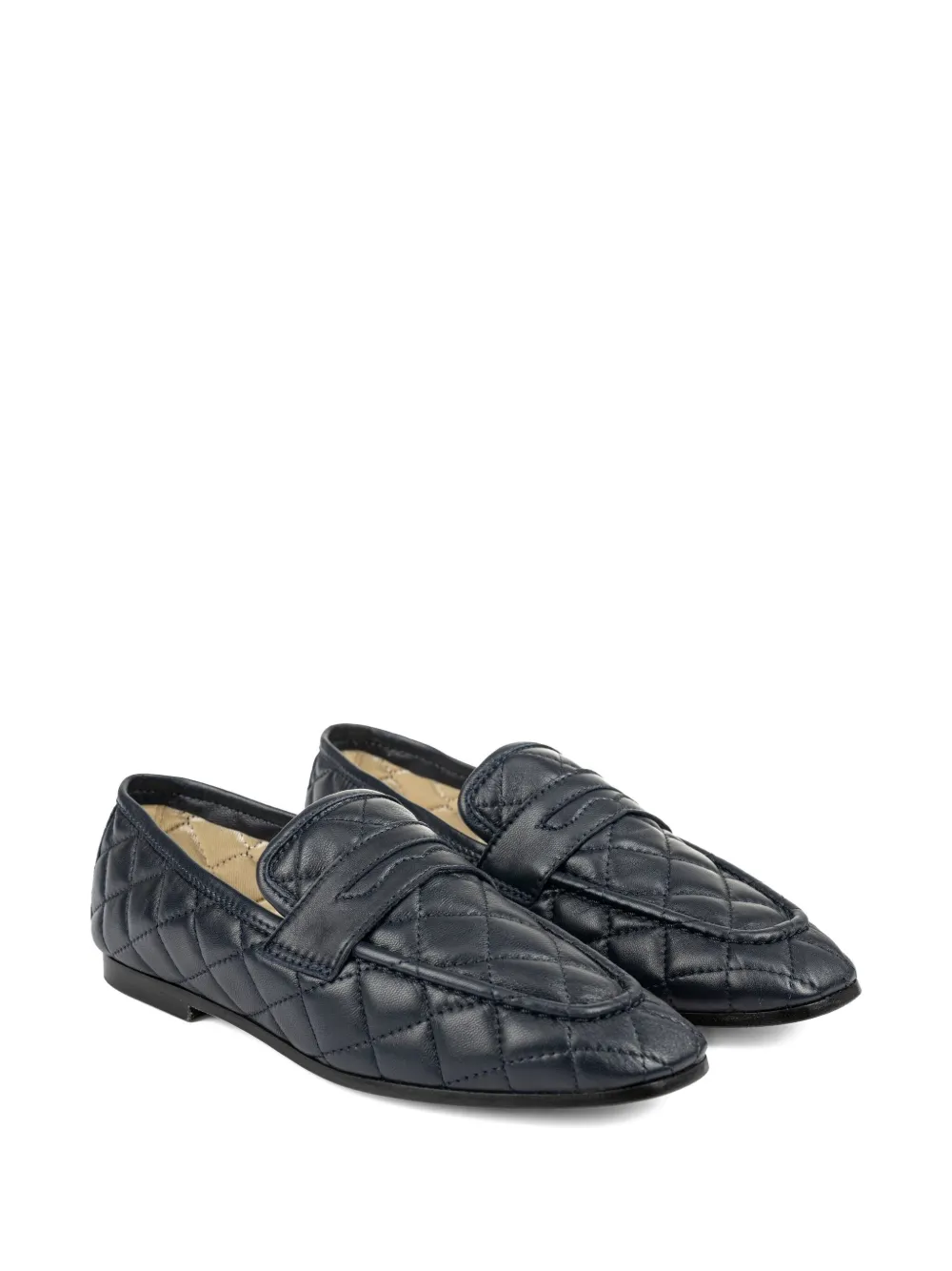 Sophique Essenziale Quilted Loafers In Blue
