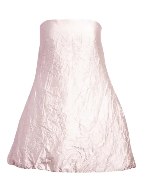 Brandon Maxwell strapless mini dress