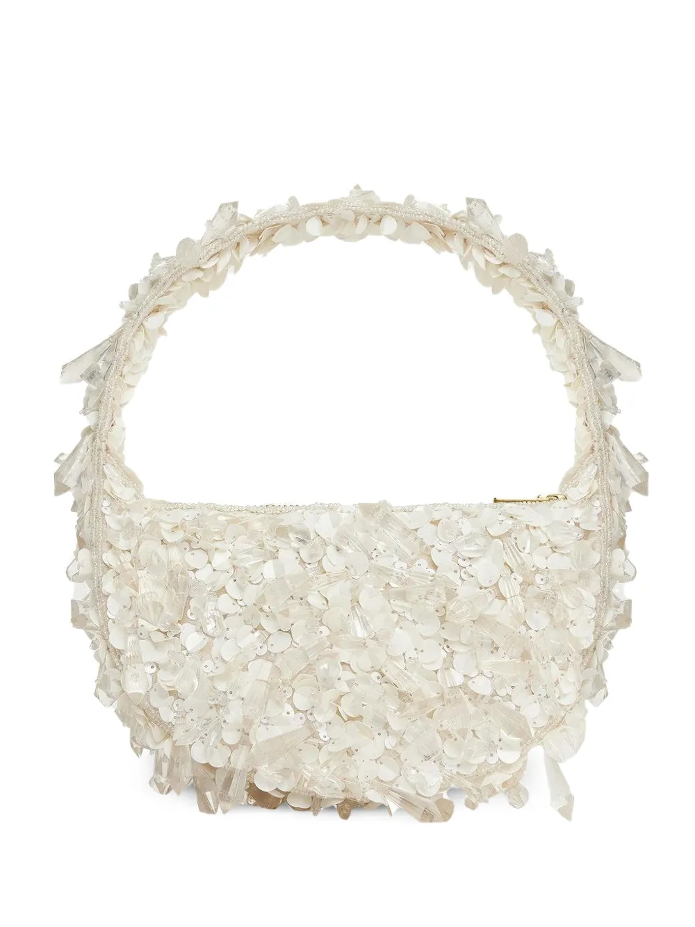 Acler Birch crystal-embellished tote bag - Bianco