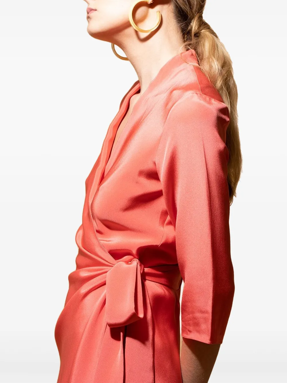 Peter Cohen Wikkeljurk met gestrikte voorkant Oranje