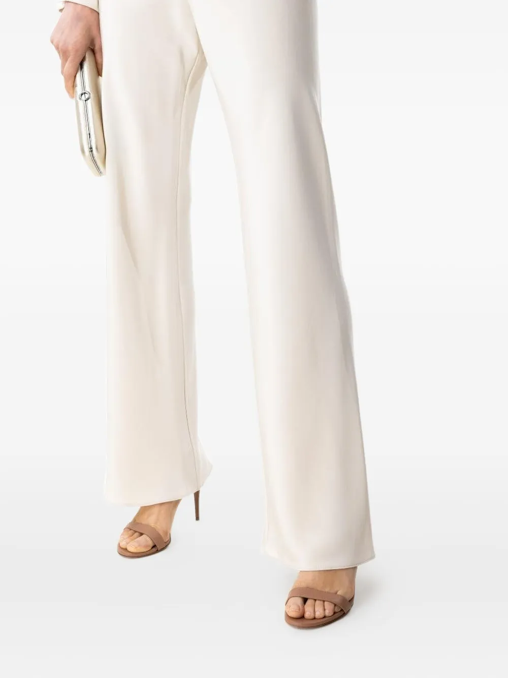 Peter Cohen cuffed-sleeves buttoned blouse Beige
