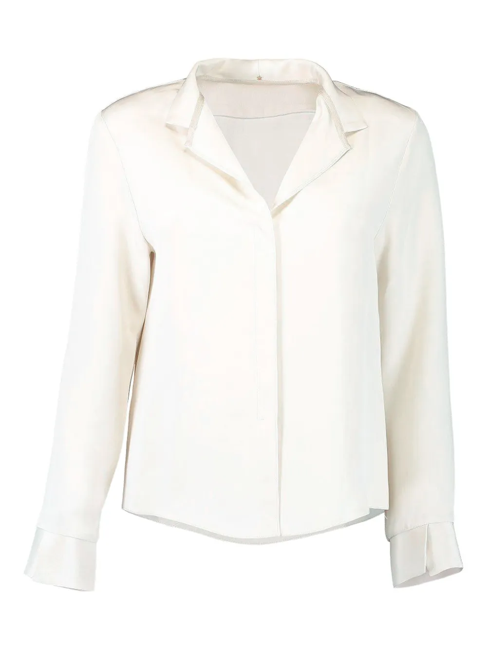 Peter Cohen cuffed-sleeves buttoned blouse | Neutrals | Image 1