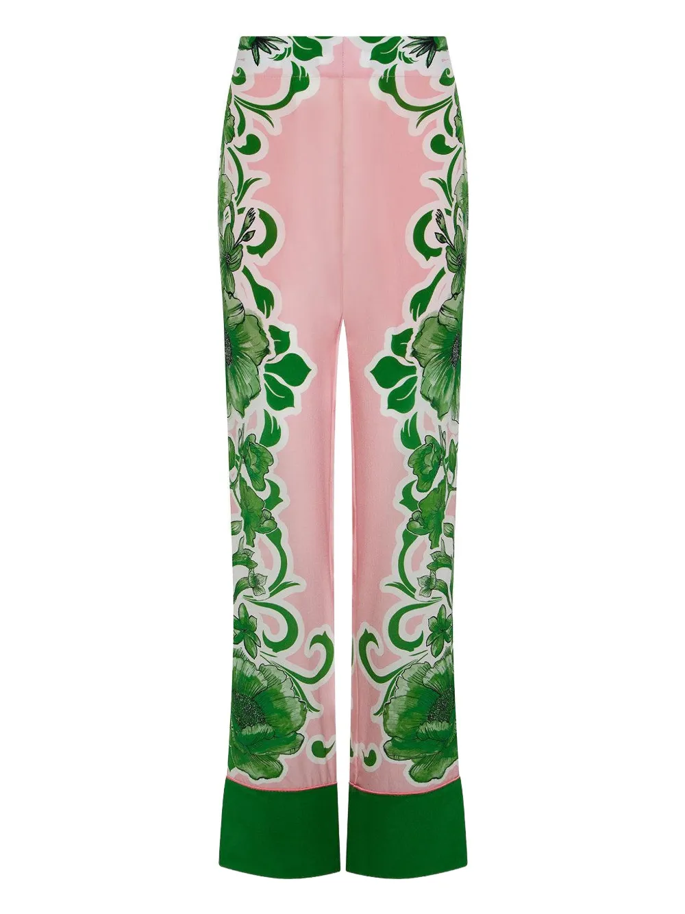 Borgo De Nor Havana floral-print trousers - Verde