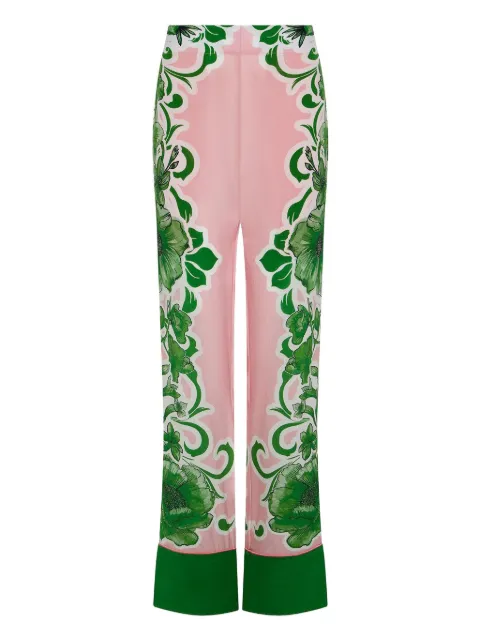 Borgo De Nor Havana floral-print trousers