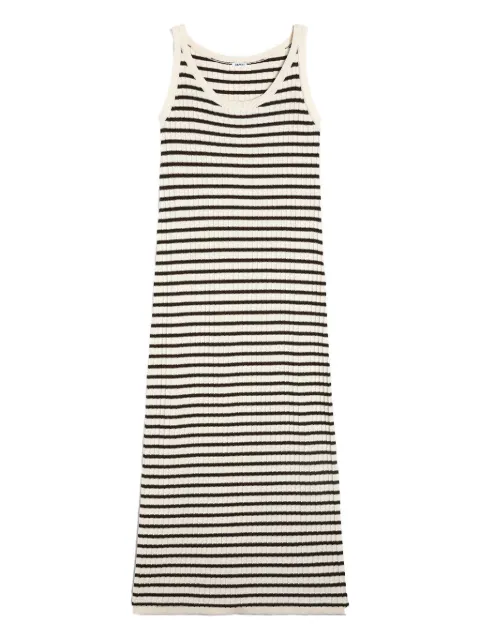 ASPESI striped ribbed maxi dress
