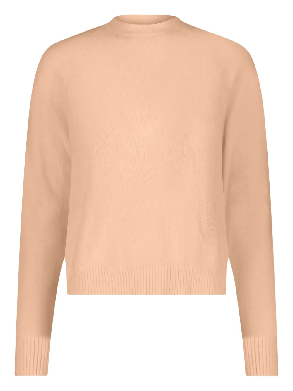 MINNIE ROSE raglan-sleeve crew-neck sweater - ニュートラル
