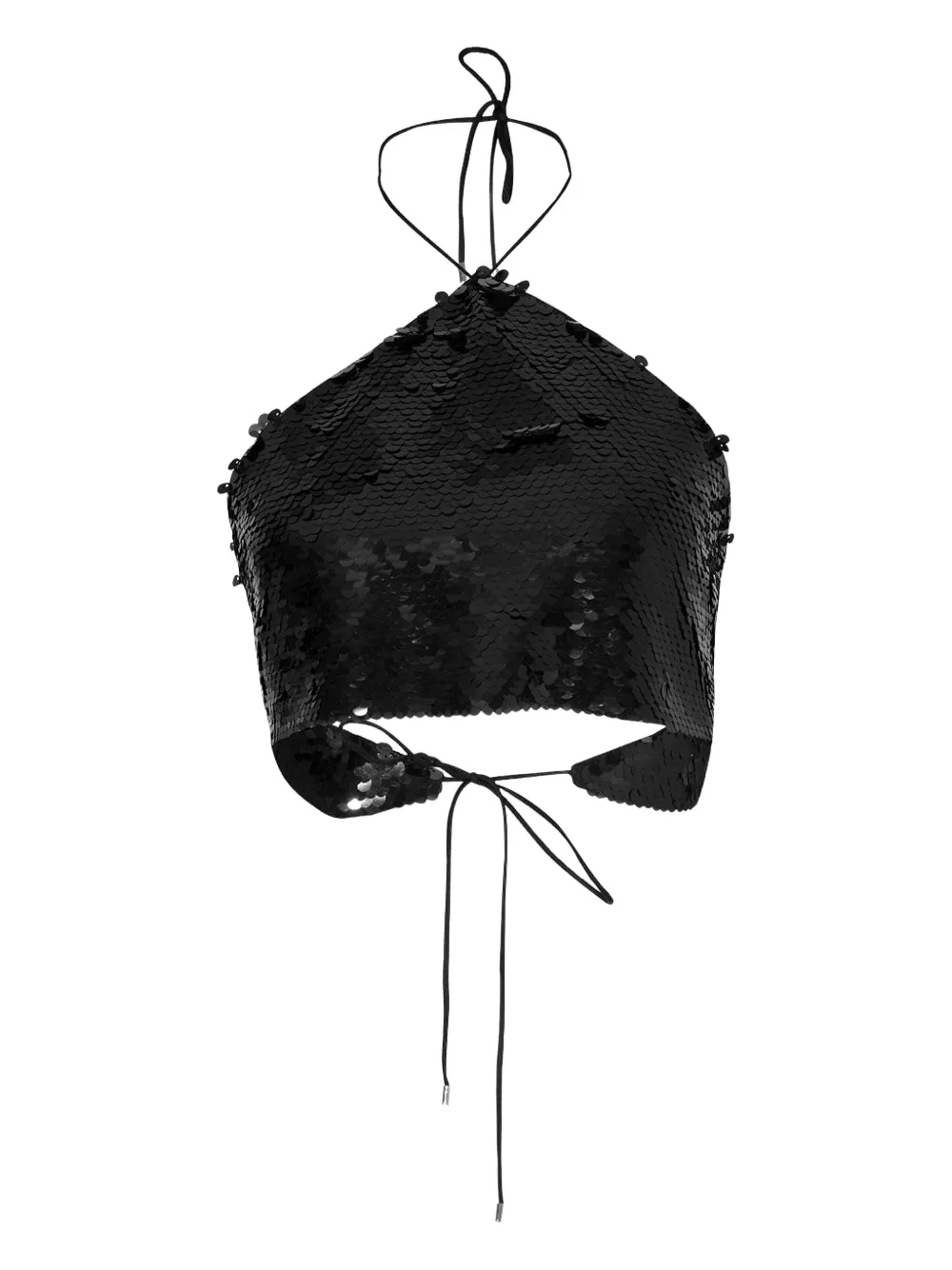 Alexis Zira halterneck top - Nero