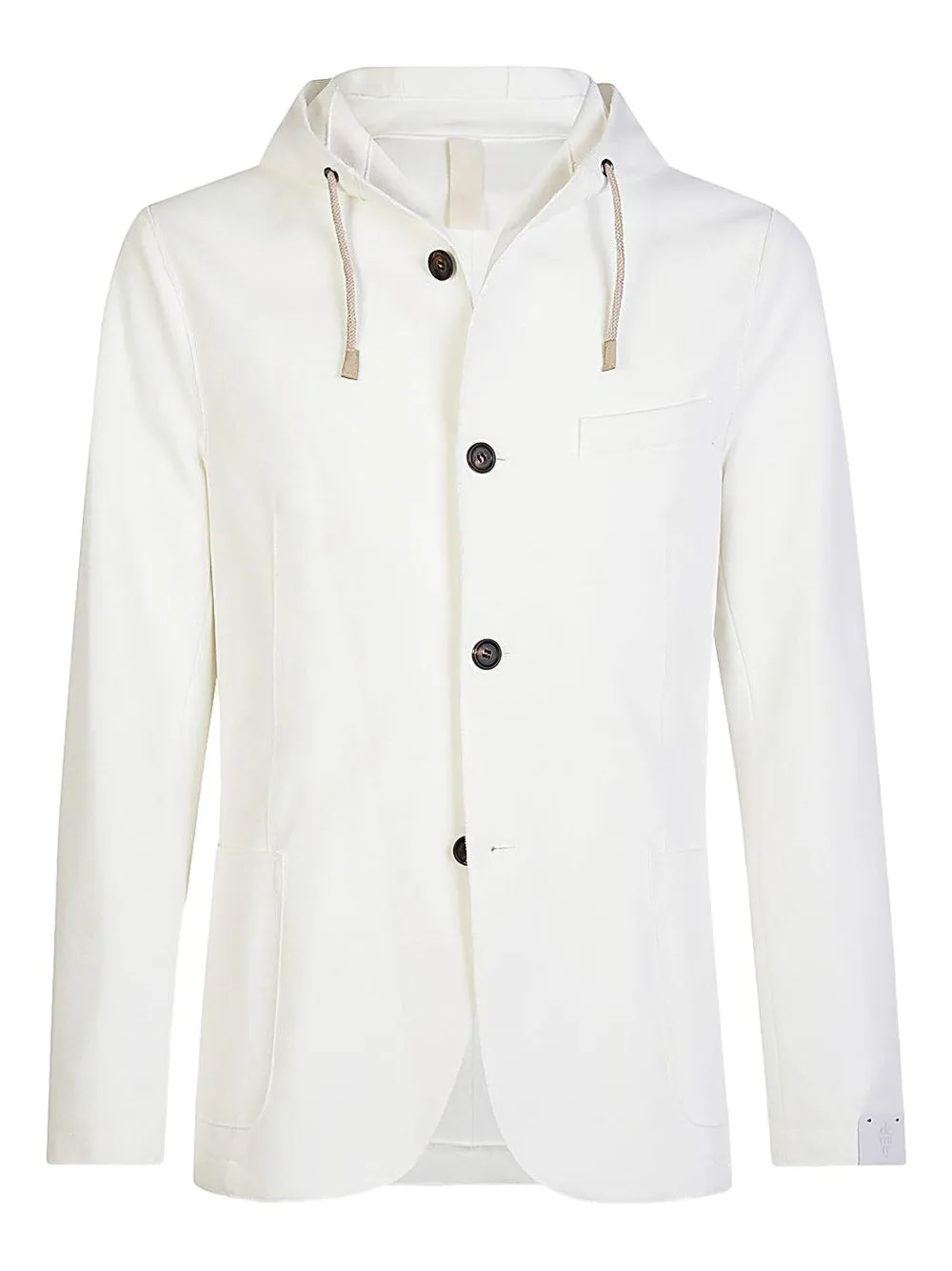 Eleventy hooded buttoned blazer | White | Image 1