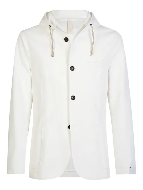 Eleventy hooded buttoned blazer