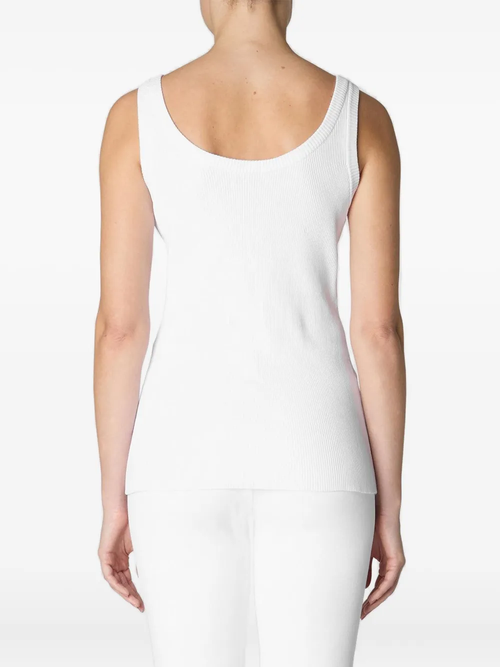 Scoop-Neck Ribbed Tank Top