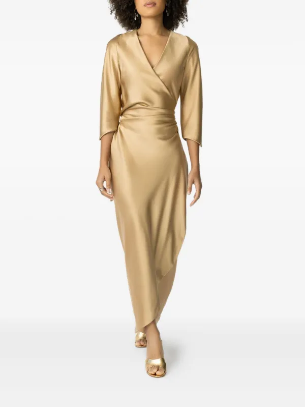 Peter Cohen: Sleeve Sign Wrap Dress
