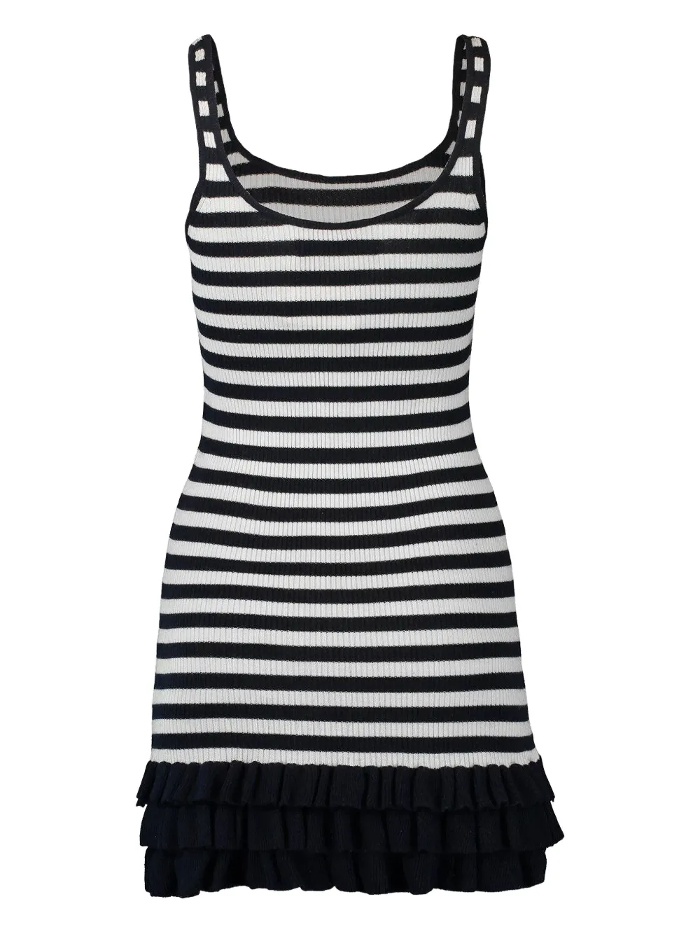 Brandon Maxwell The Sutter striped mini dress NAVY STRIPE