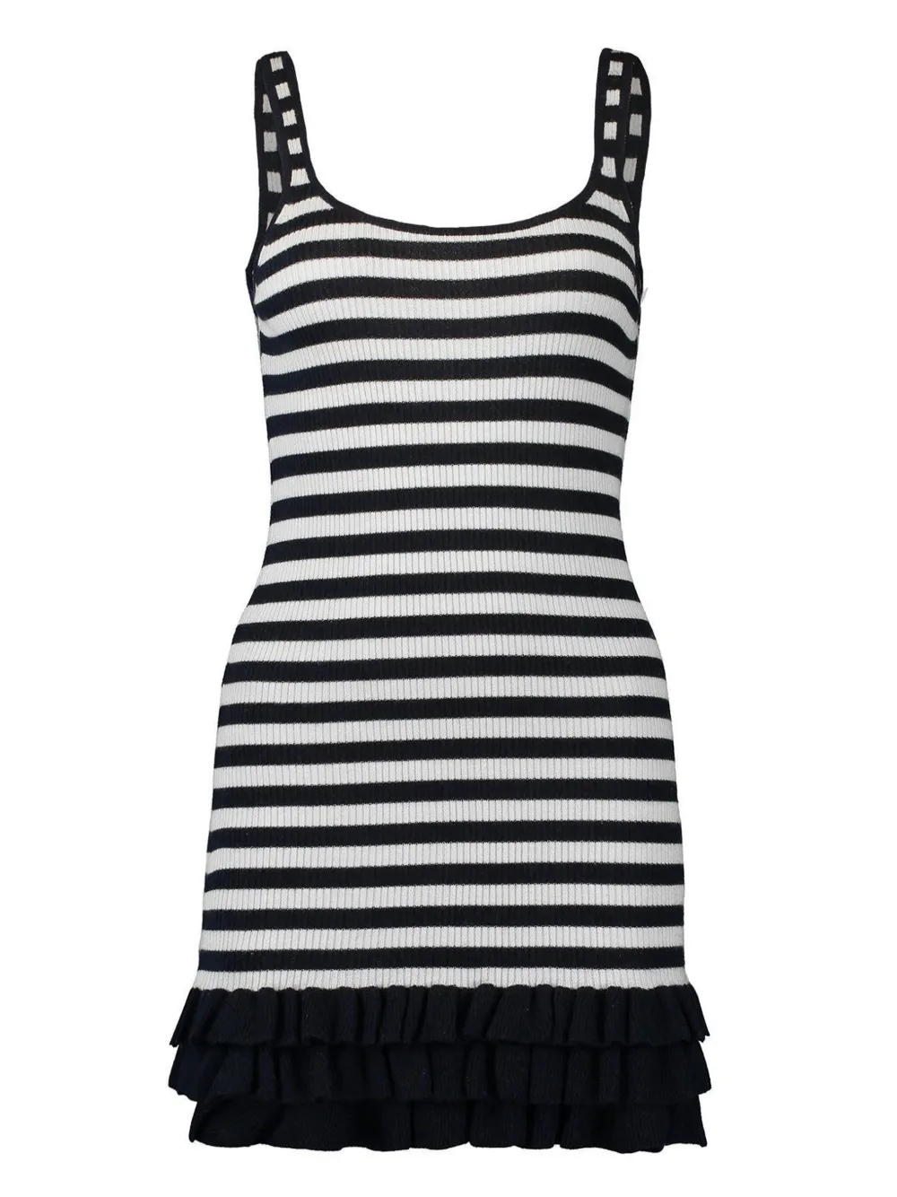 Brandon Maxwell The Sutter striped mini dress | Image 1