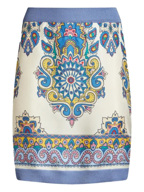 ETRO paisley-print skirt