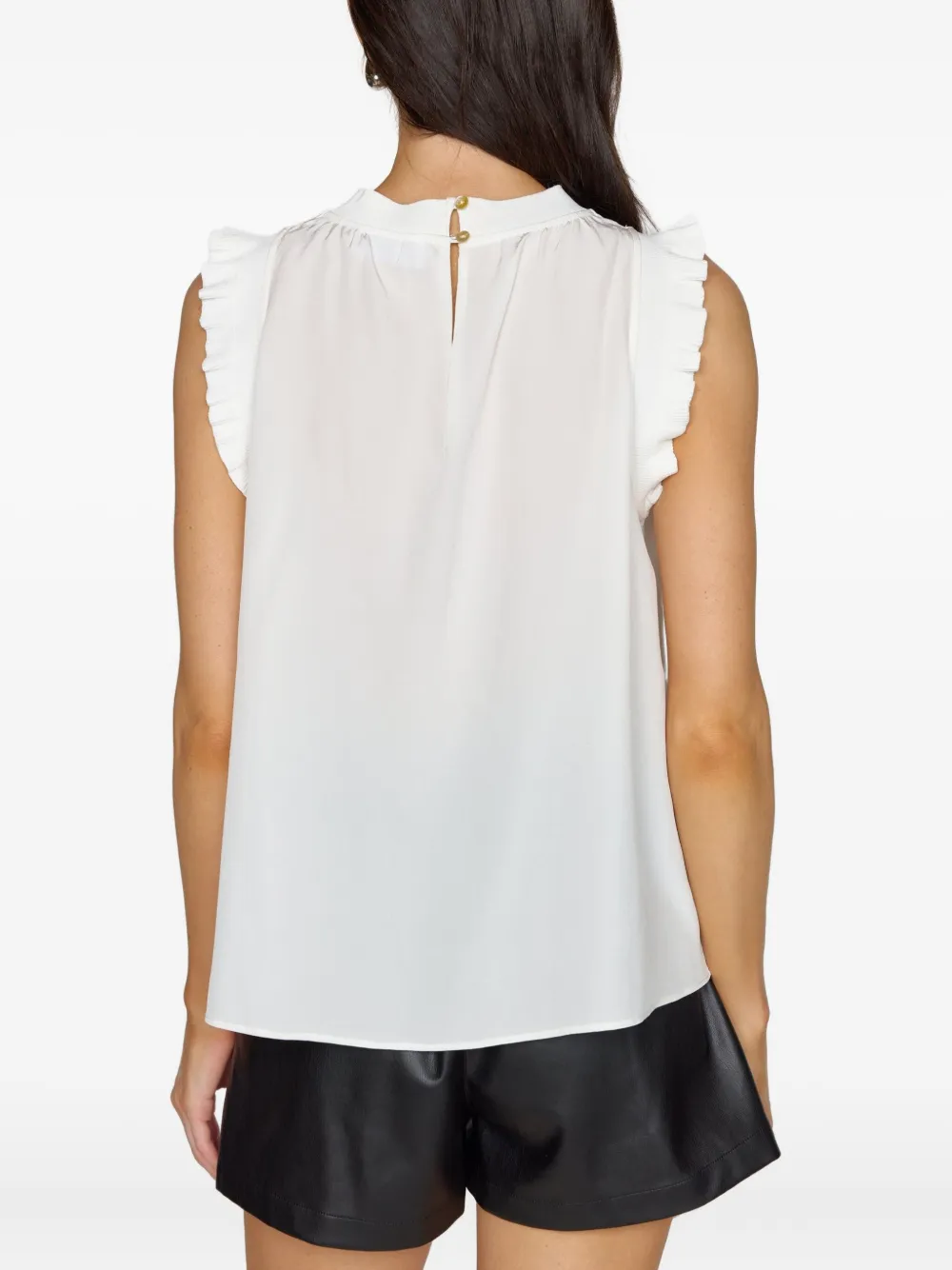 Bonnie Ruffled Sleeveless Top