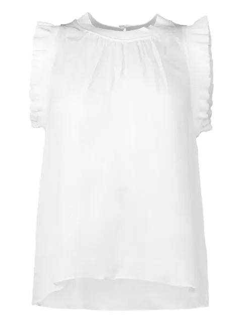 Christy Lynn Bonnie ruffled sleeveless top