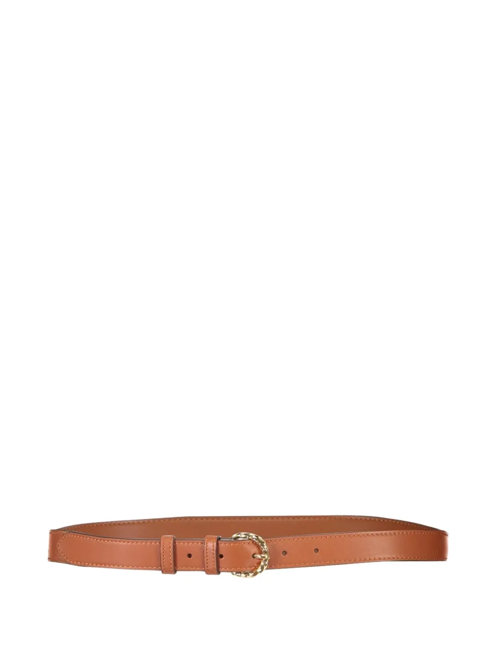 Ulla Johnson Gia twist-buckle leather belt - Arancione