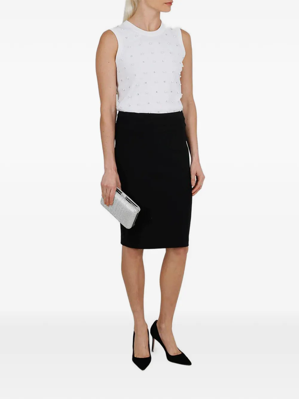 Avenue Montaigne High waist kokerrok - Zwart