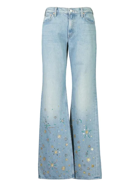 MOTHER The Bookie Heel embellished jeans