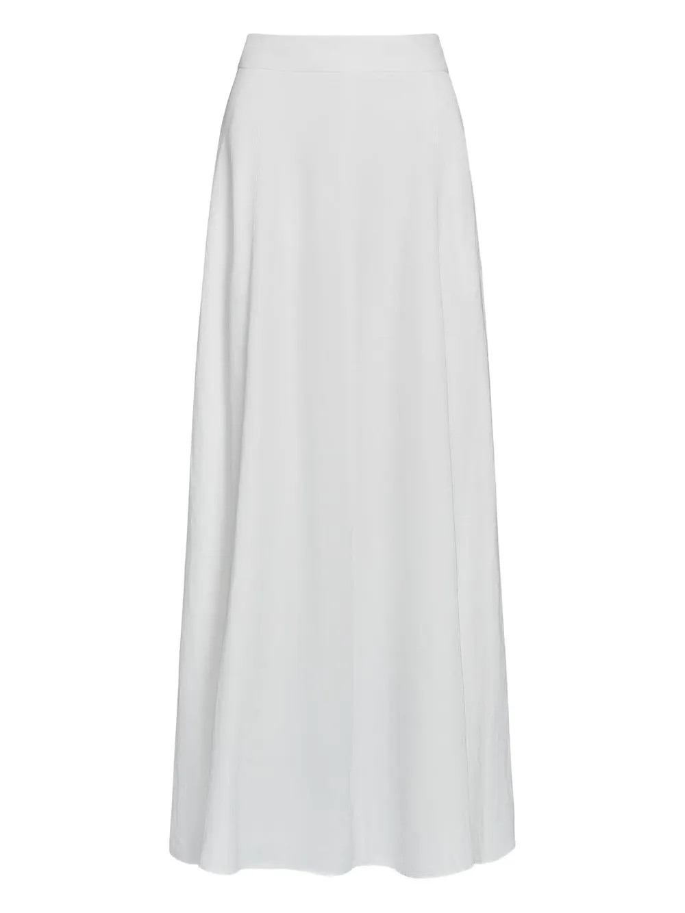 Twp Kennedy Panelled Midi Skirt In White