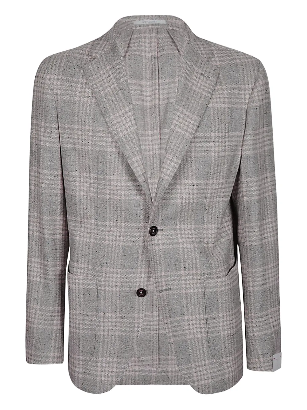 Eleventy single-breasted checked jacket | Image 1