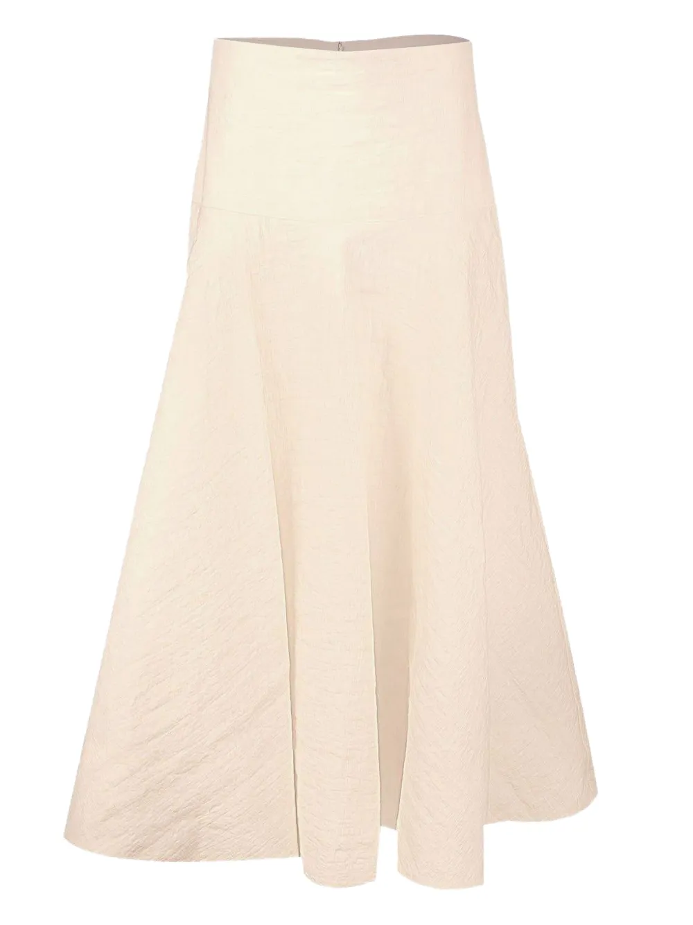Brandon Maxwell The Ember Maxi Skirt In Neutral