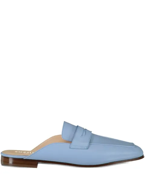 SOPHIQUE leather penny-strap mule