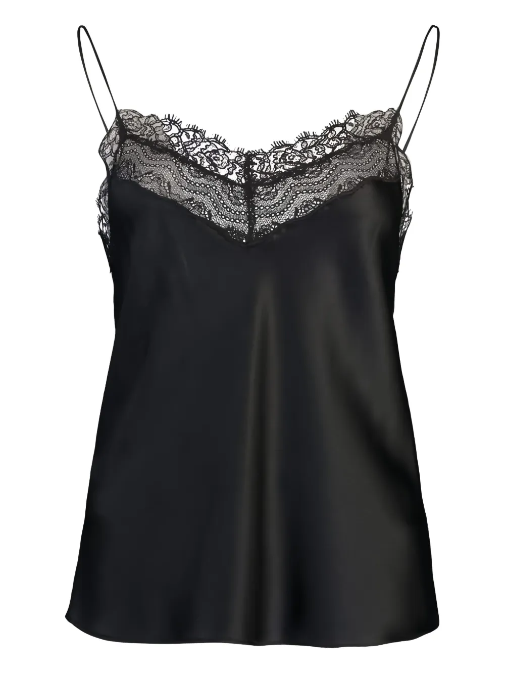 Simkhai The Esme Lace-trimmed Tank Top In Black