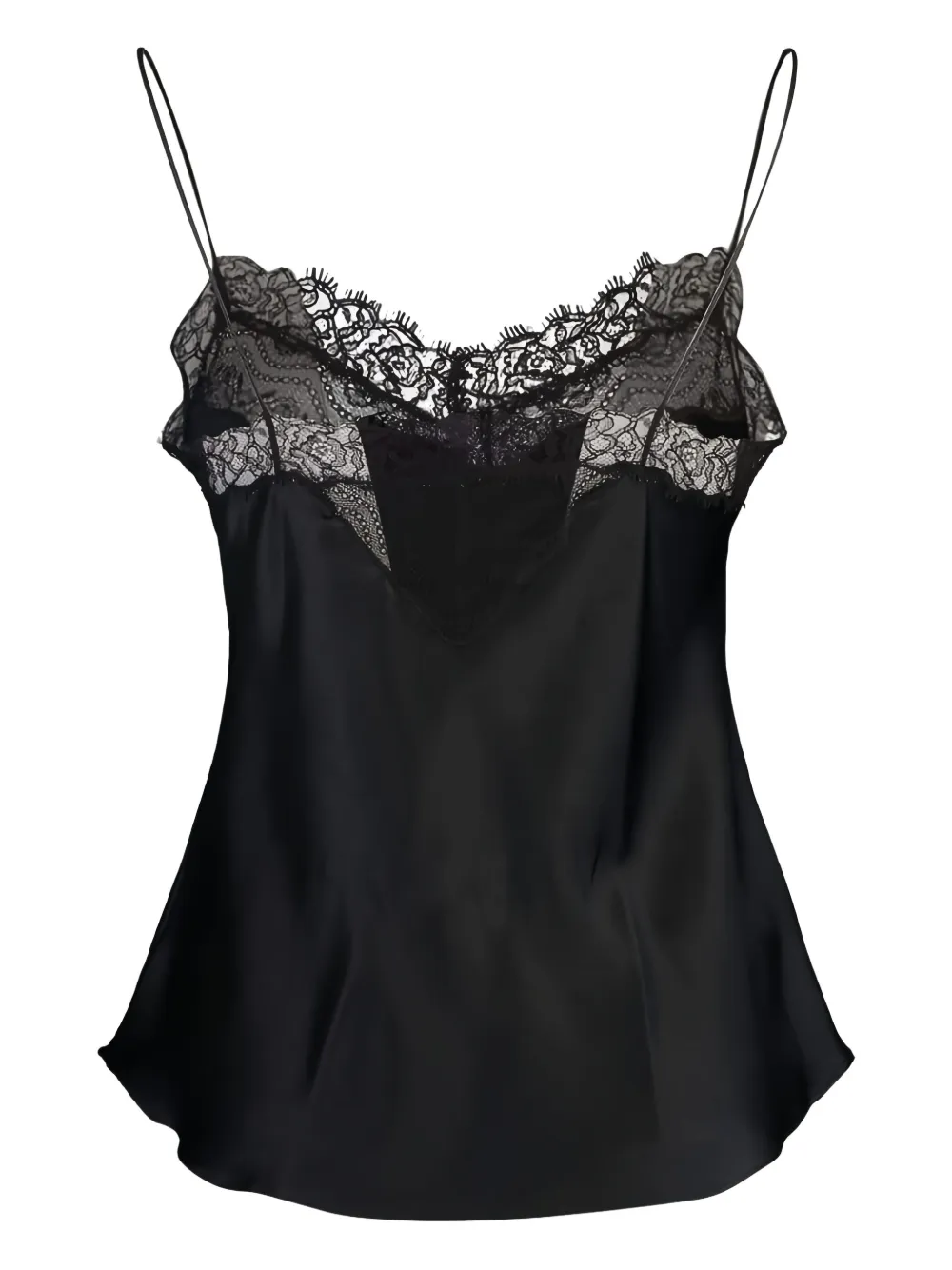 Simkhai The Esme Lace-trimmed Tank Top In Black