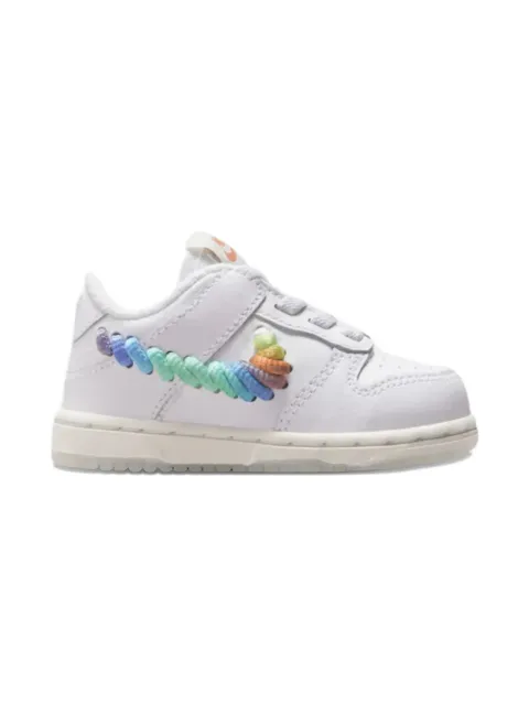 Nike Kids Dunk "Rainbow Lace Swoosh" low sneakers