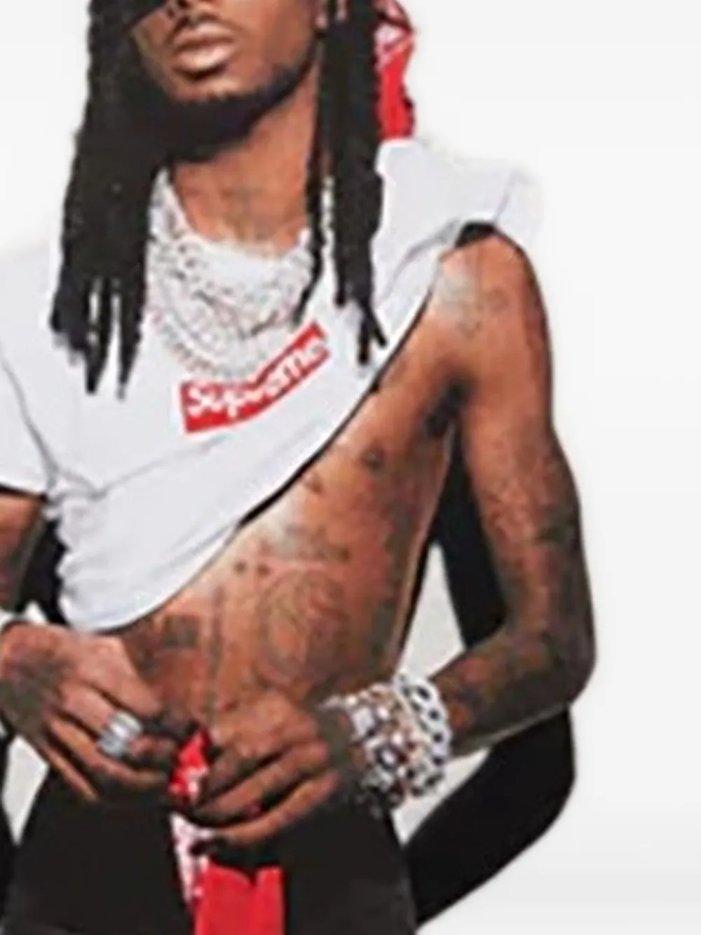 Supreme Playboi Carti T-shirt - Zwart