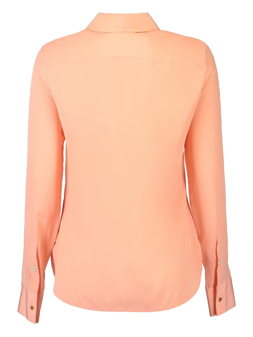 Stella Mccartney Classic-collar Silk Shirt In Pink
